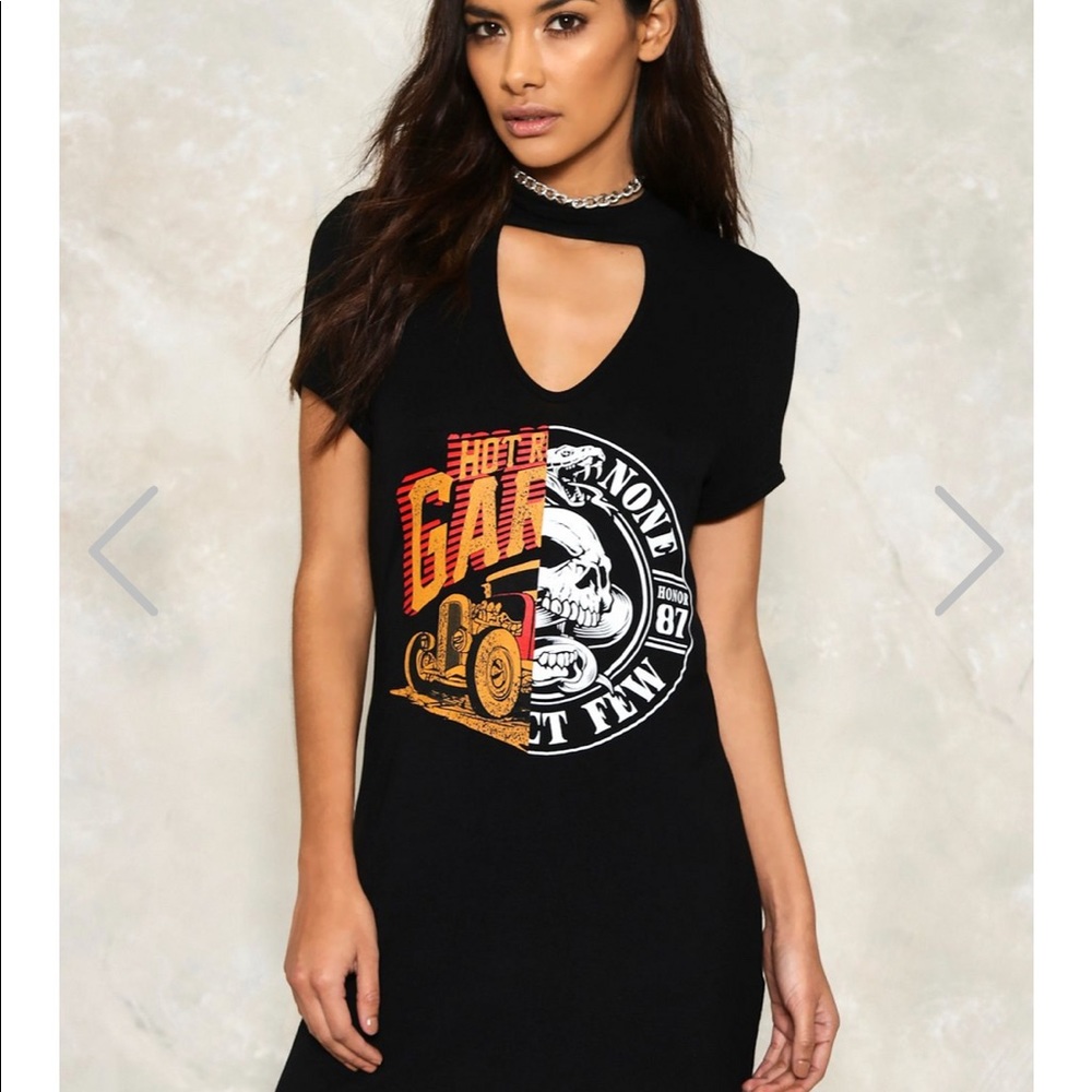 Hazel dress t shirt dress by Nasty Gal